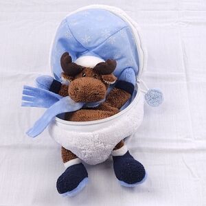 March Of Dimes Bean Bags For Babies Snowball With Reindeer Inside